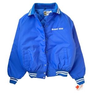 Vintage K Brand Bravo 500 Jacket, Quilt Lined, Made in Canada, Blue, Men’s Small